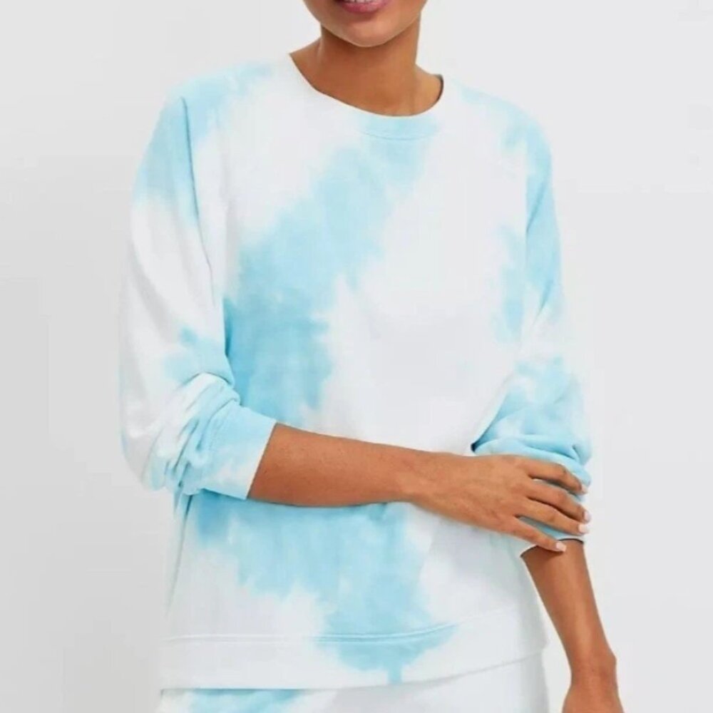 Lou & Grey Signature Soft Tie-Dye Crewneck